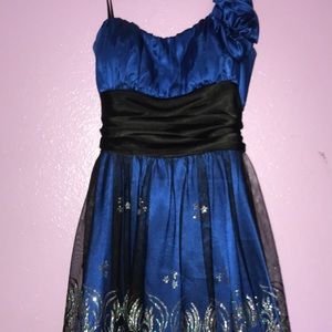 Royal blue dress